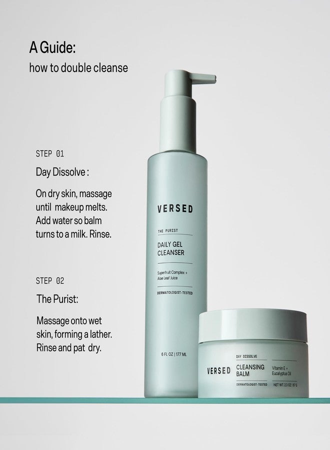 Versed The Purist Daily Antioxidant Gentle Face Cleanser - Daily Gel Cleanser + Moisturizing Face Wash for Sensitive Skin (The Purist - 6 Fl Oz (Pack of 1)) - Image 5